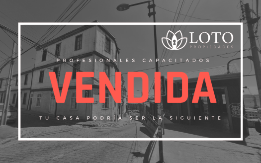 Casona con vista al mar para inversión en sector puerto Valparaíso