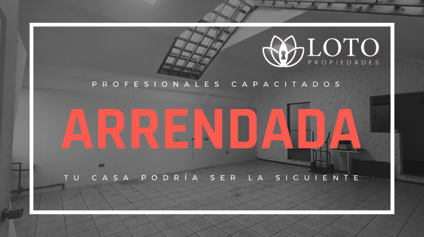 ARRENDADA nueva bodega